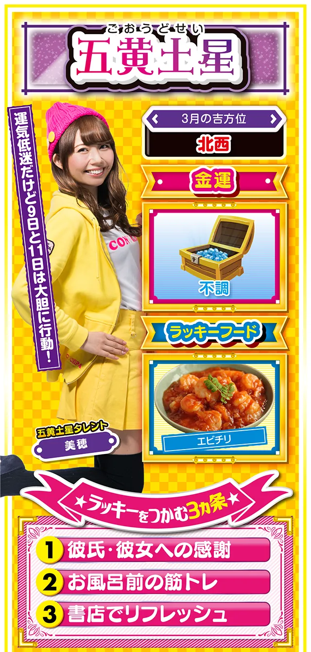 五黄土星占い結果