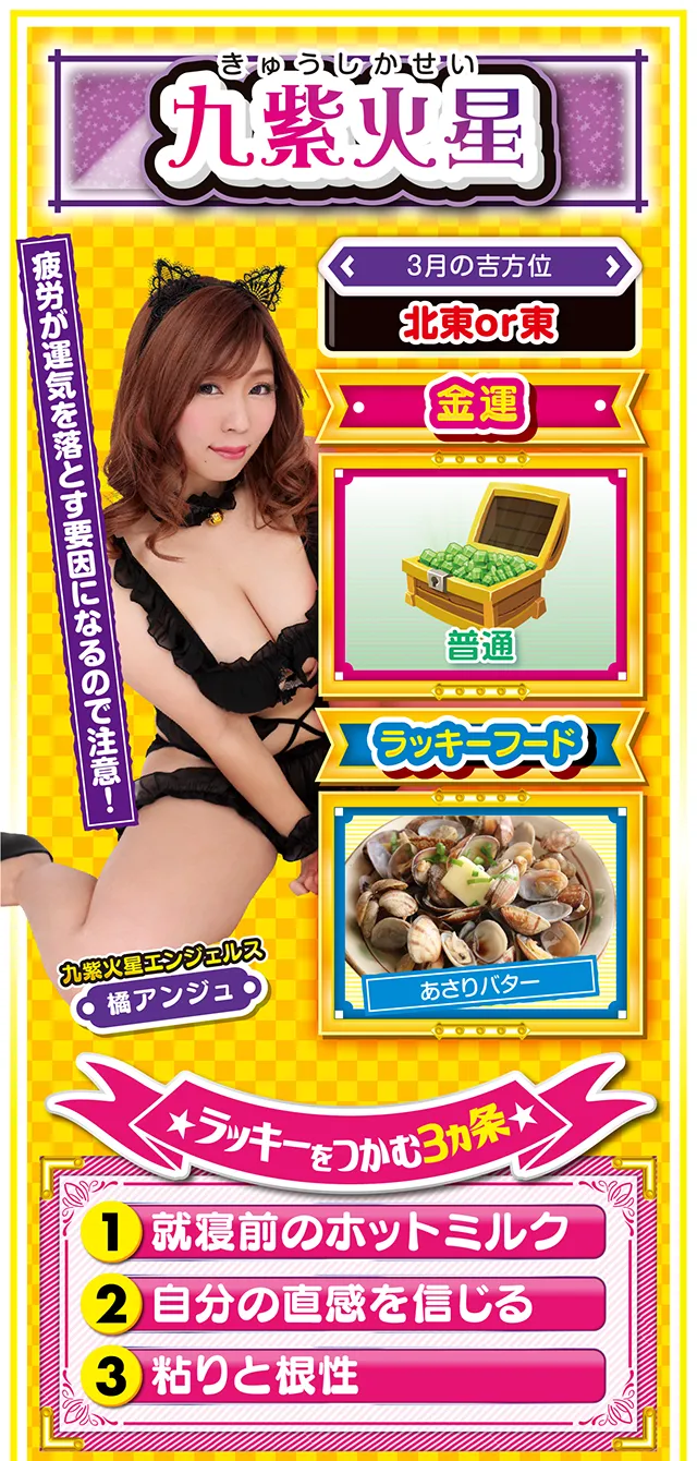 九紫火星占い結果