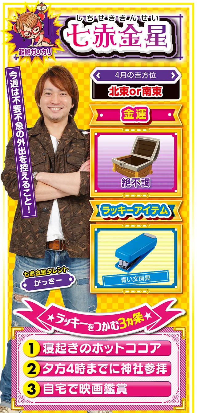 七赤金星占い結果