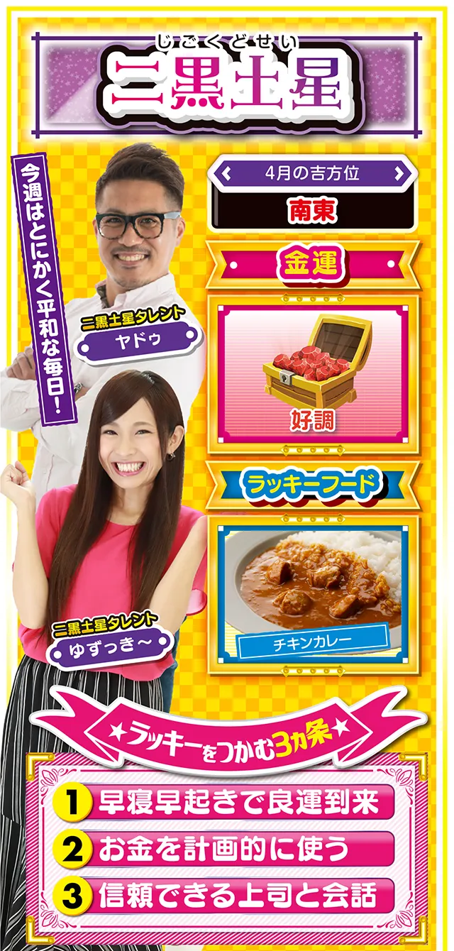 二黒土星占い結果