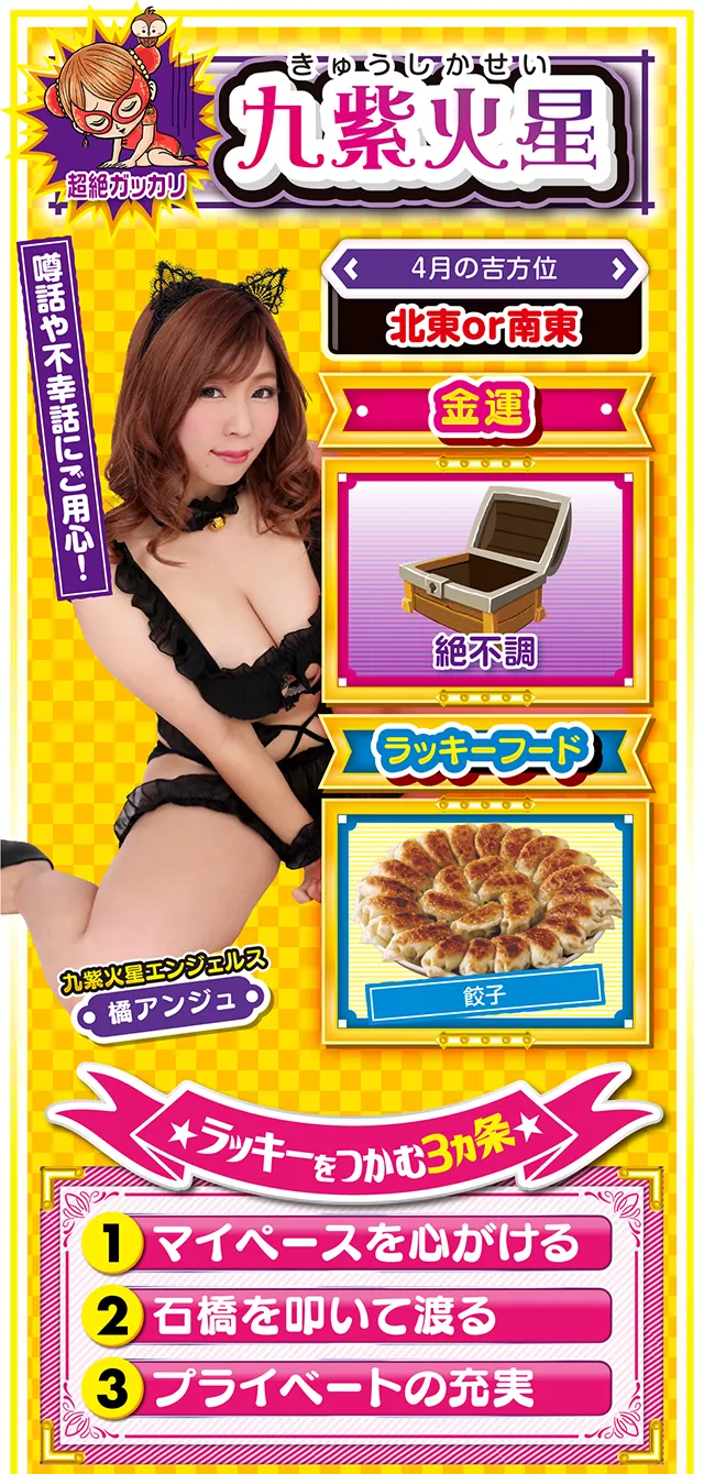 九紫火星占い結果