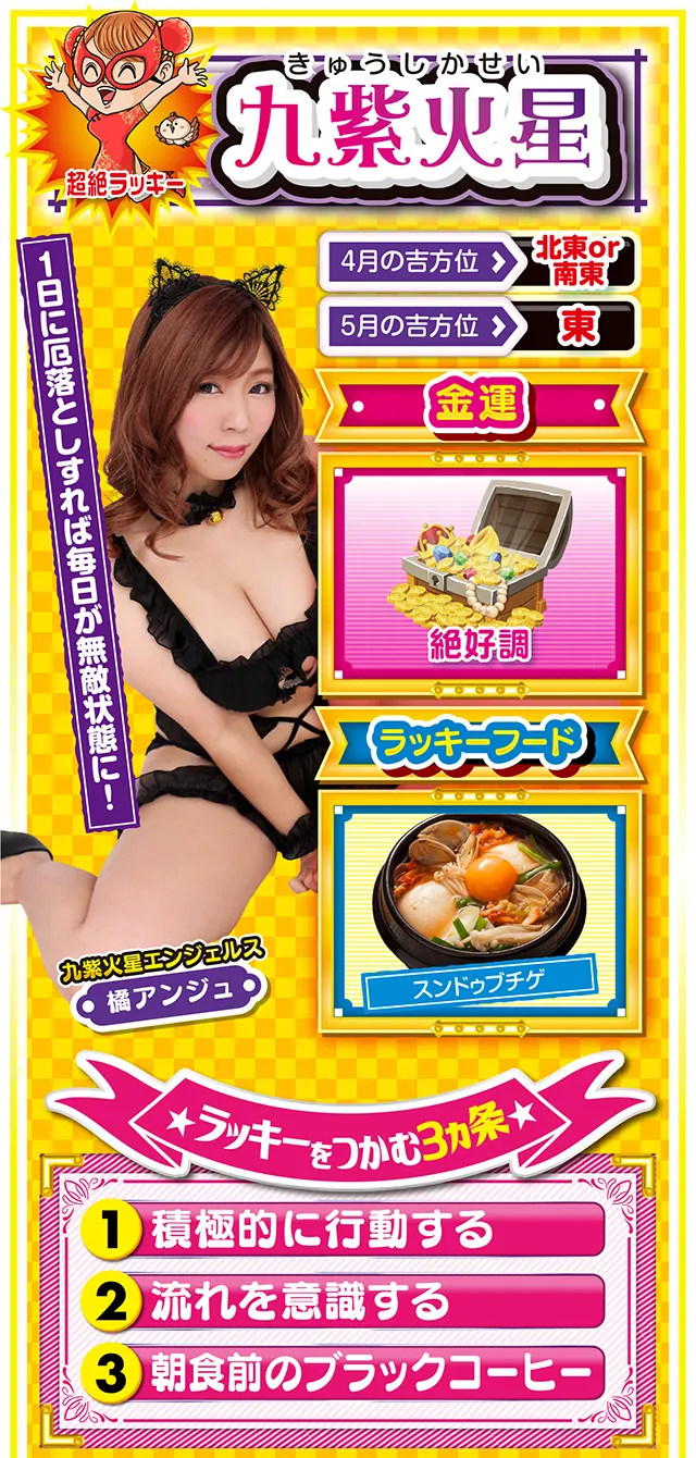 九紫火星占い結果