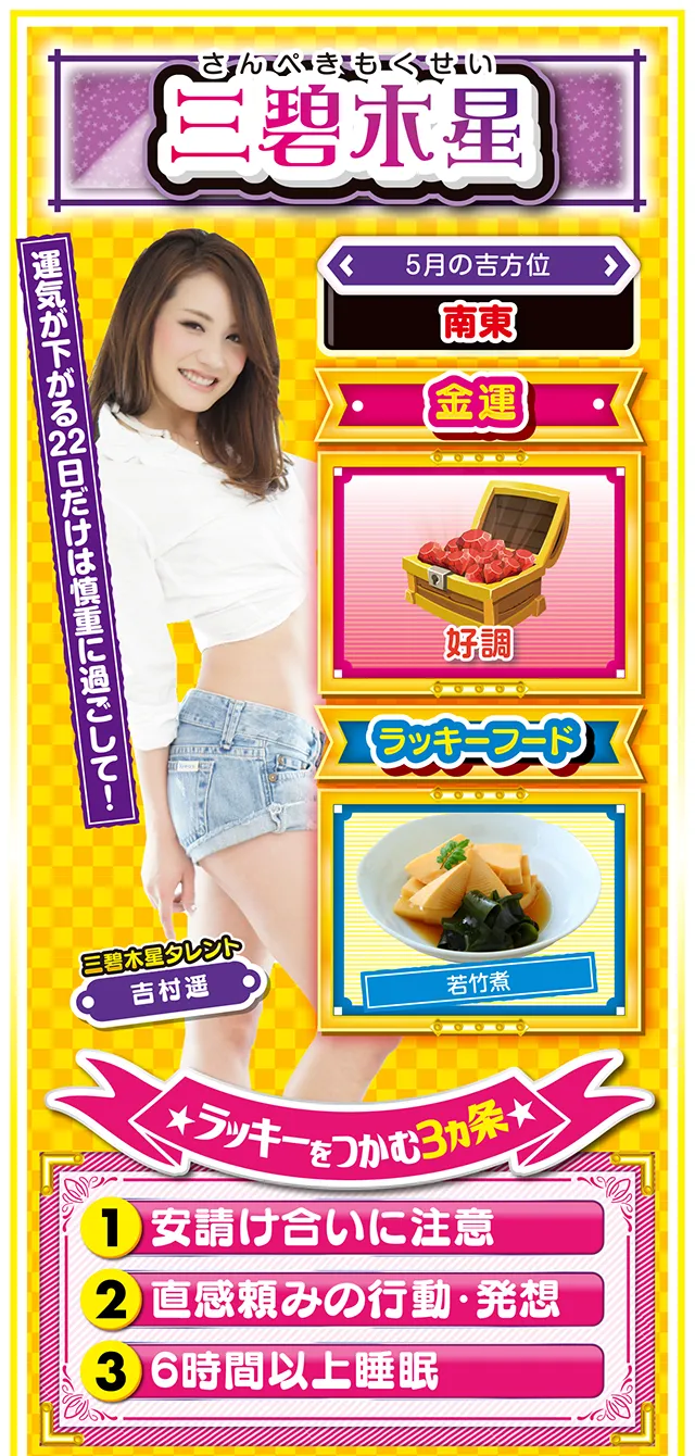 三碧木星占い結果