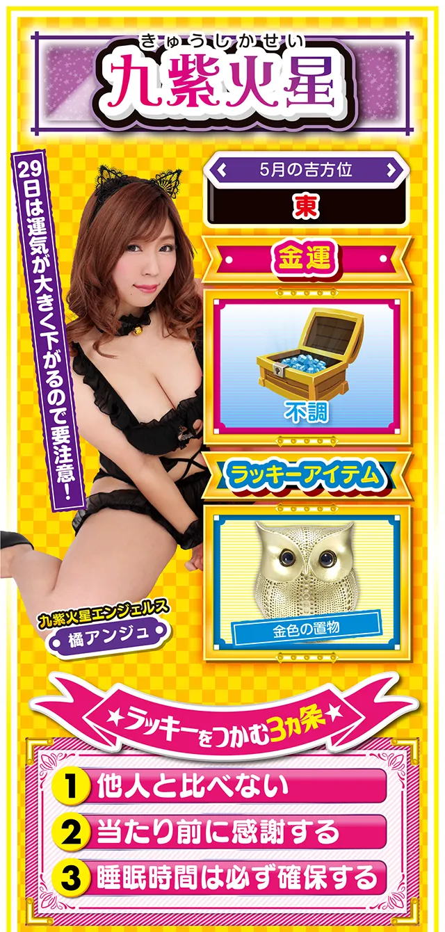 九紫火星占い結果