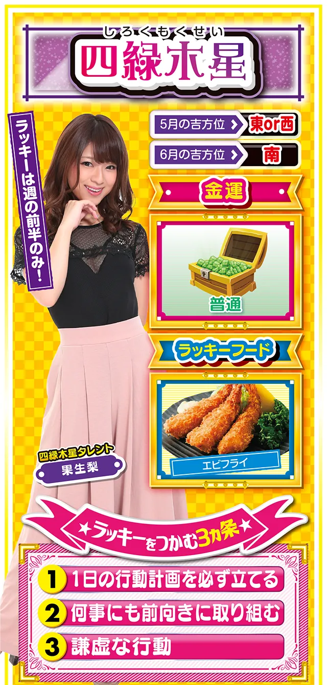 四緑木星占い結果