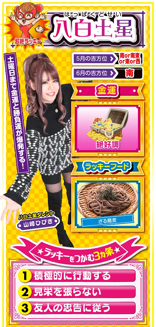 八白土星占い結果