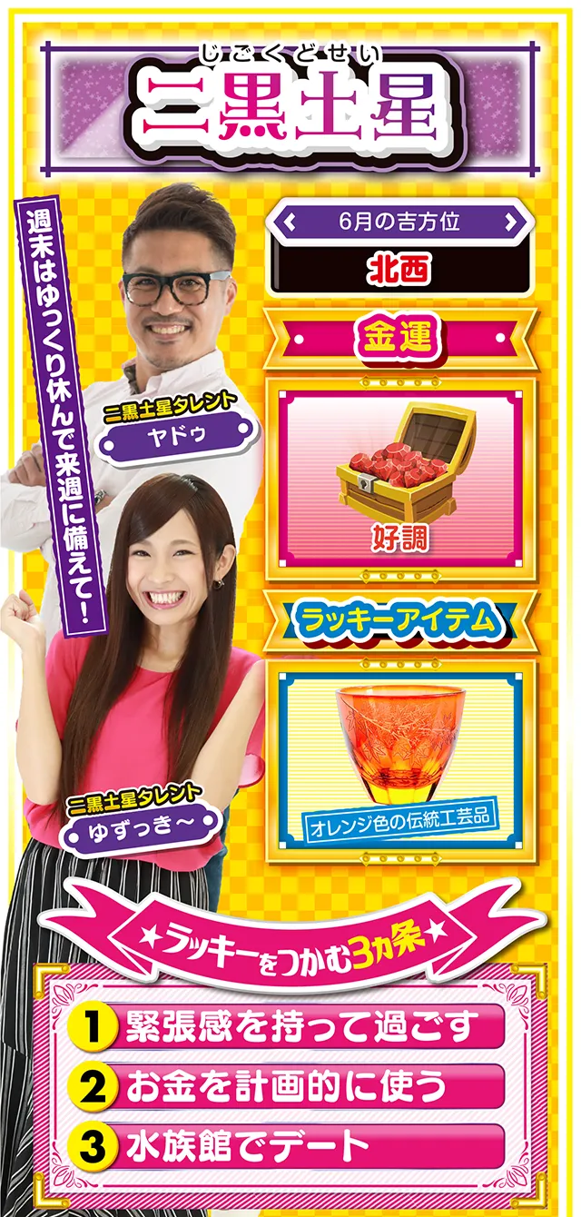 二黒土星占い結果