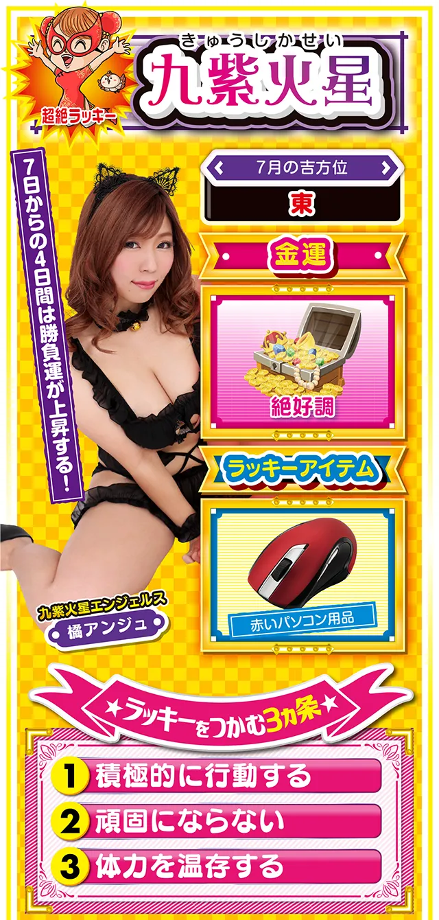 九紫火星占い結果