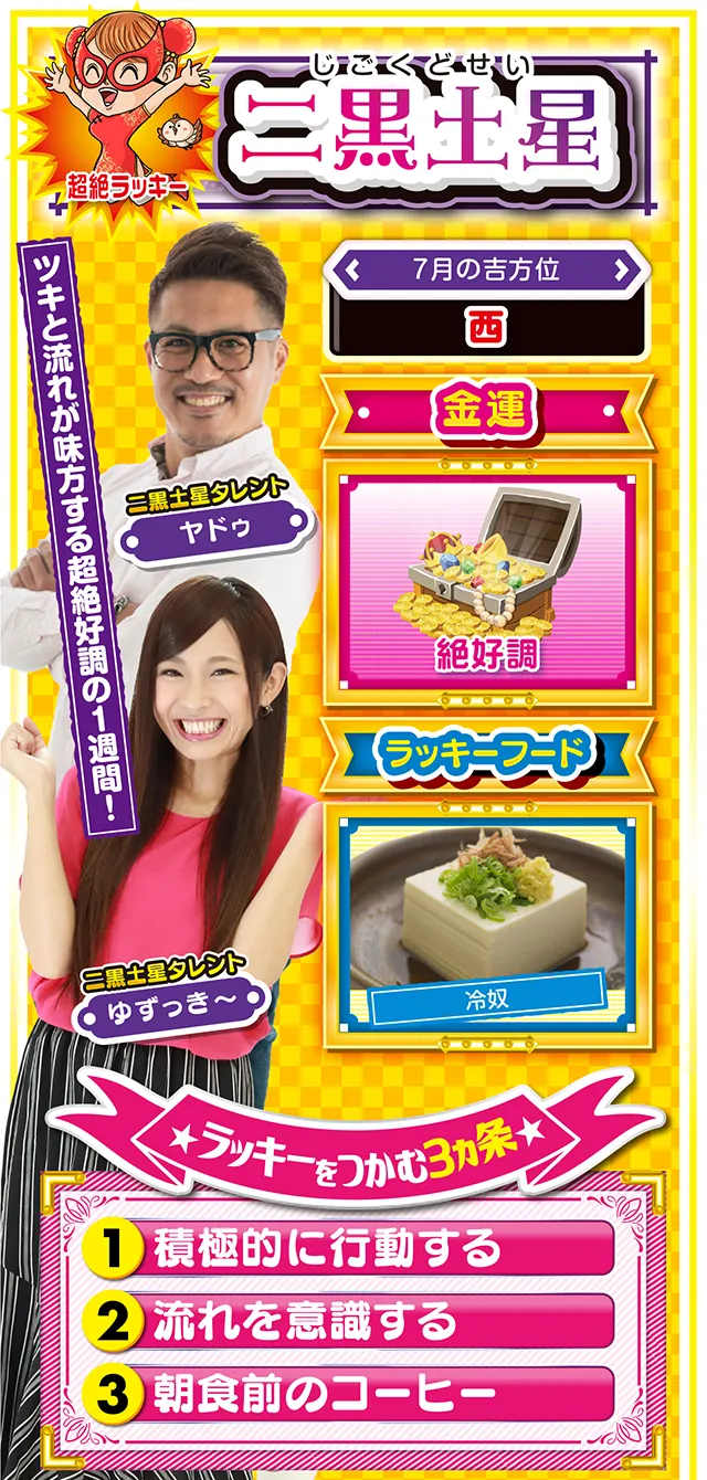 二黒土星占い結果