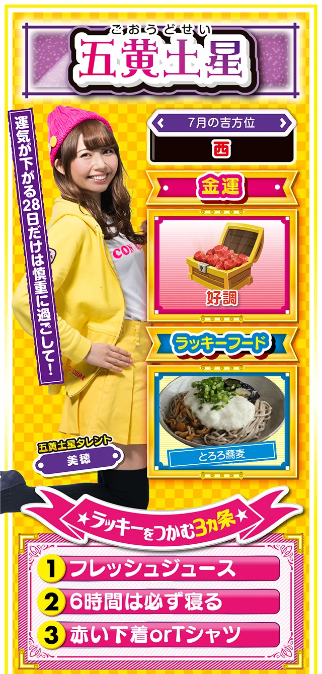 五黄土星占い結果