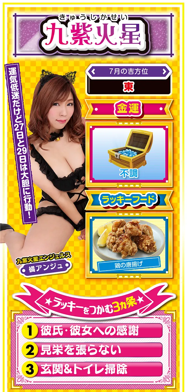 九紫火星占い結果
