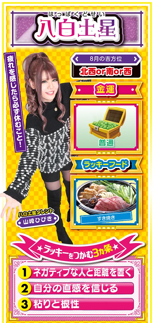 八白土星占い結果