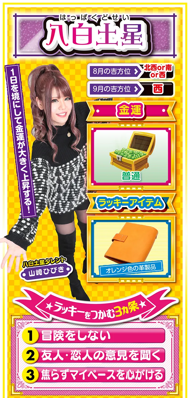八白土星占い結果