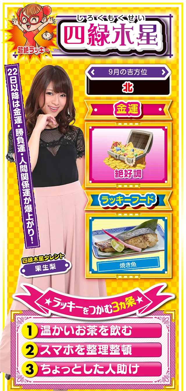 四緑木星占い結果