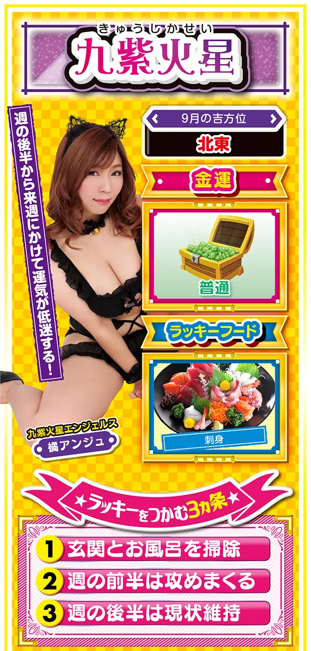 九紫火星占い結果