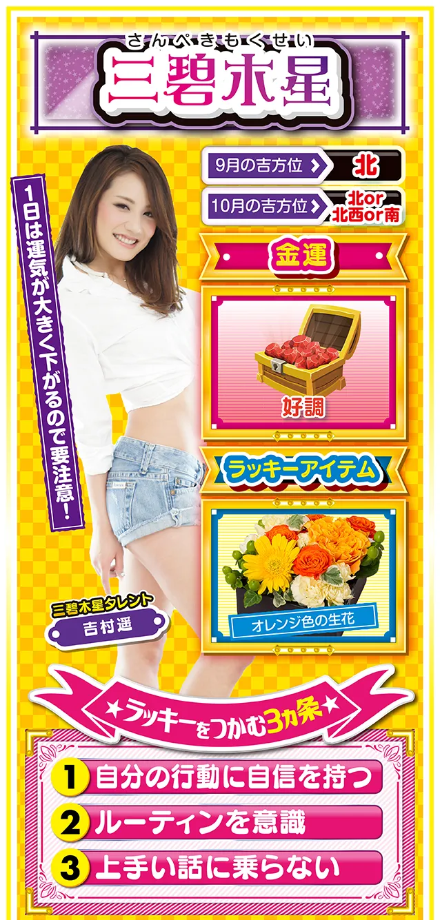 三碧木星占い結果