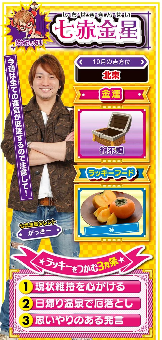 七赤金星占い結果