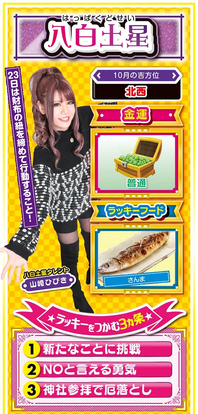 八白土星占い結果
