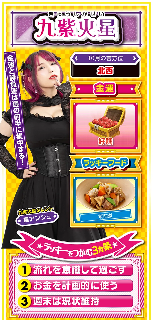 九紫火星占い結果