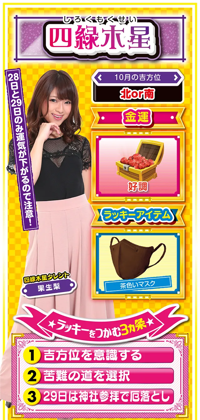 四緑木星占い結果