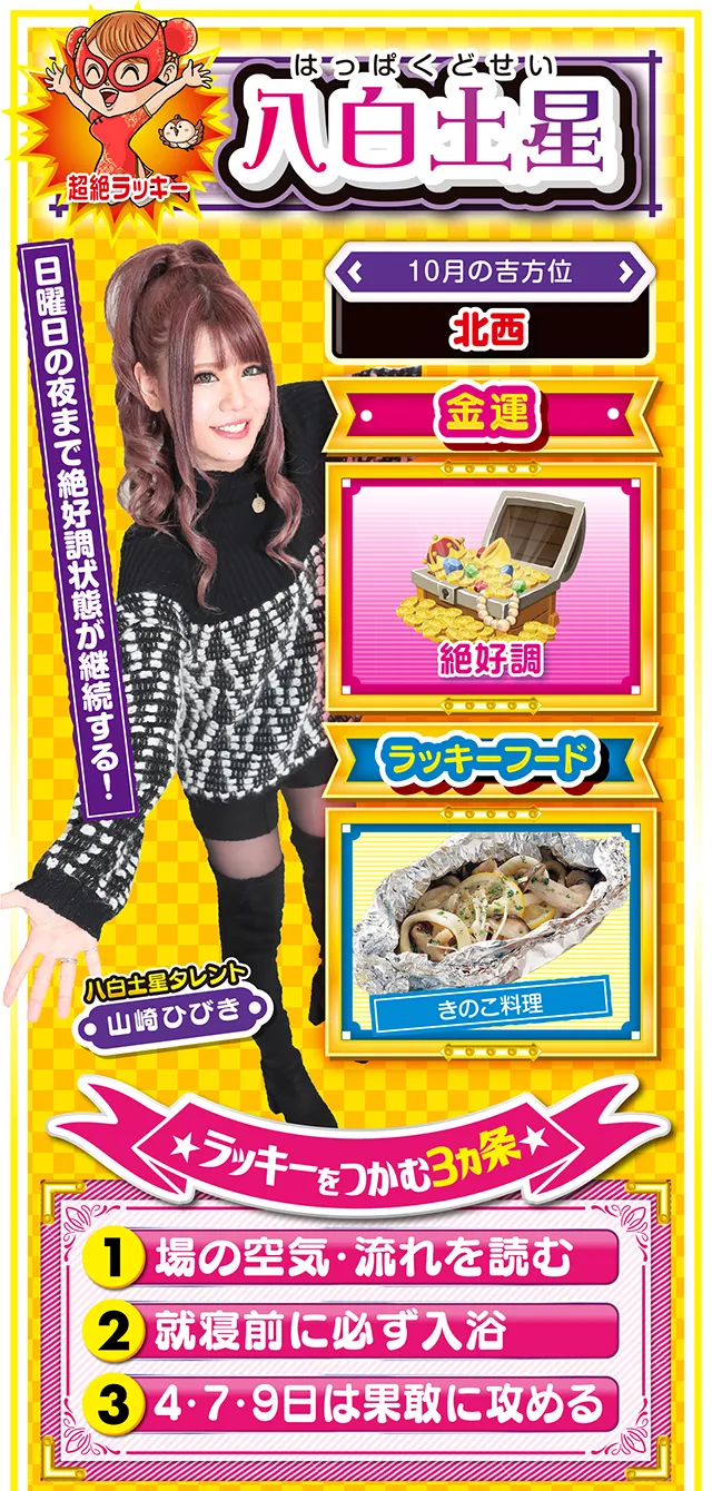 八白土星占い結果