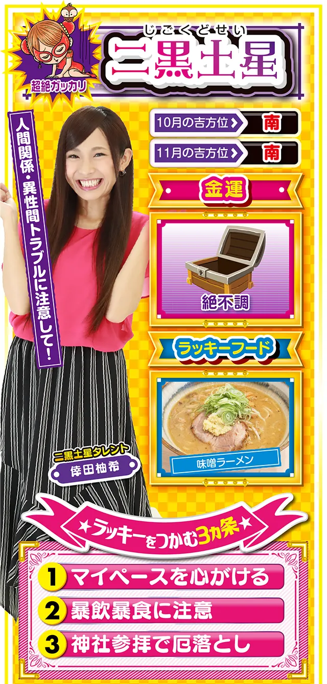 二黒土星占い結果