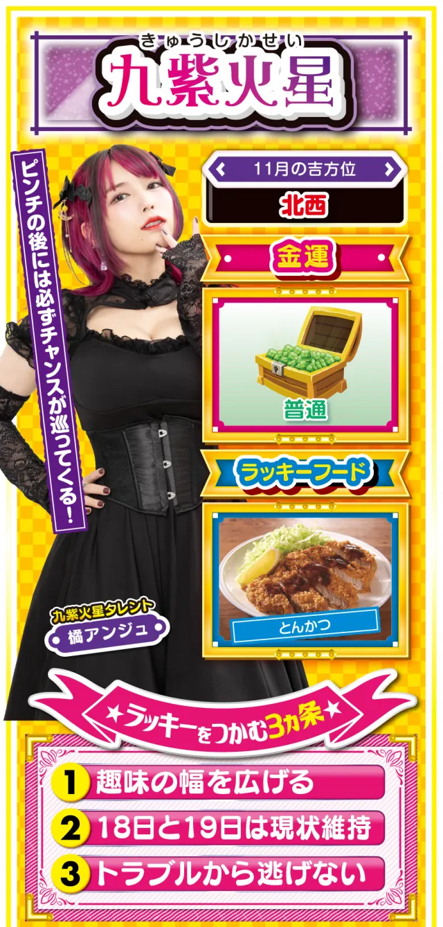 九紫火星占い結果