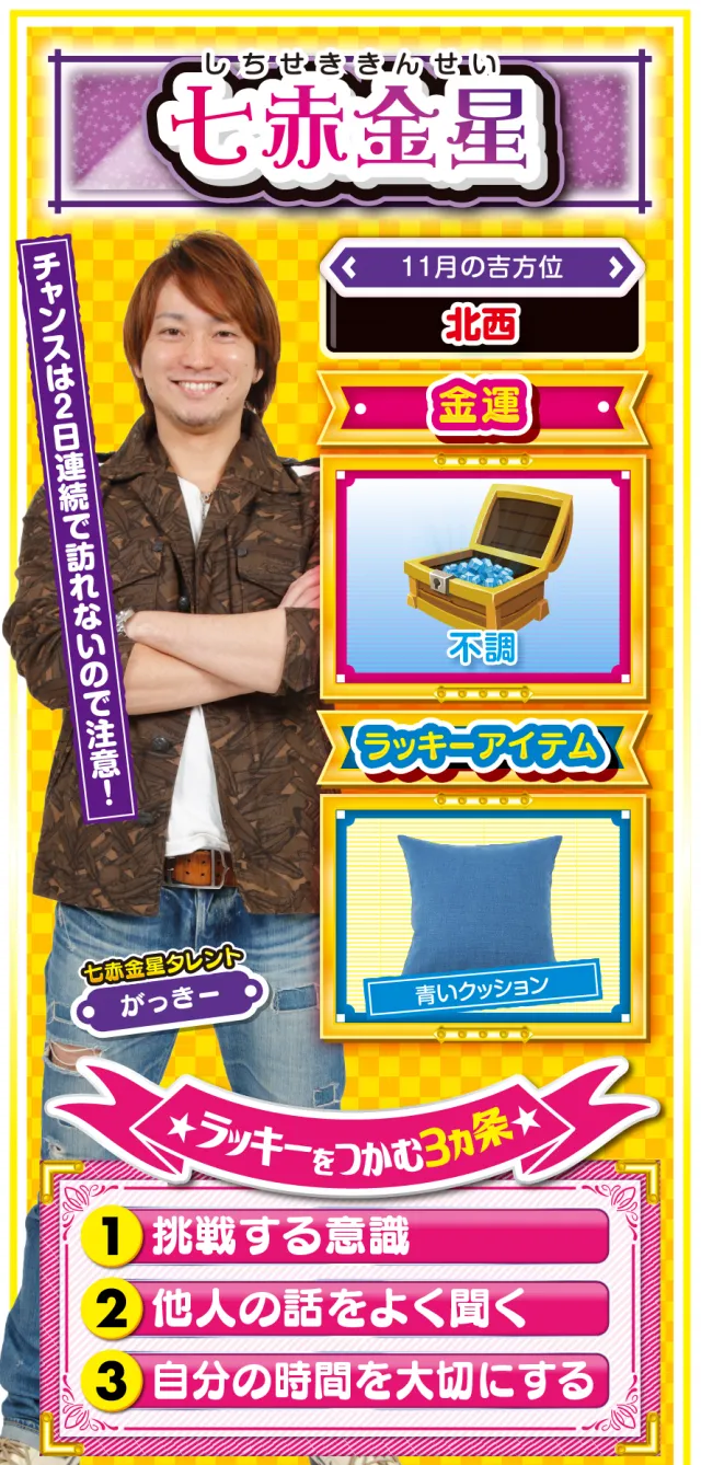七赤金星占い結果