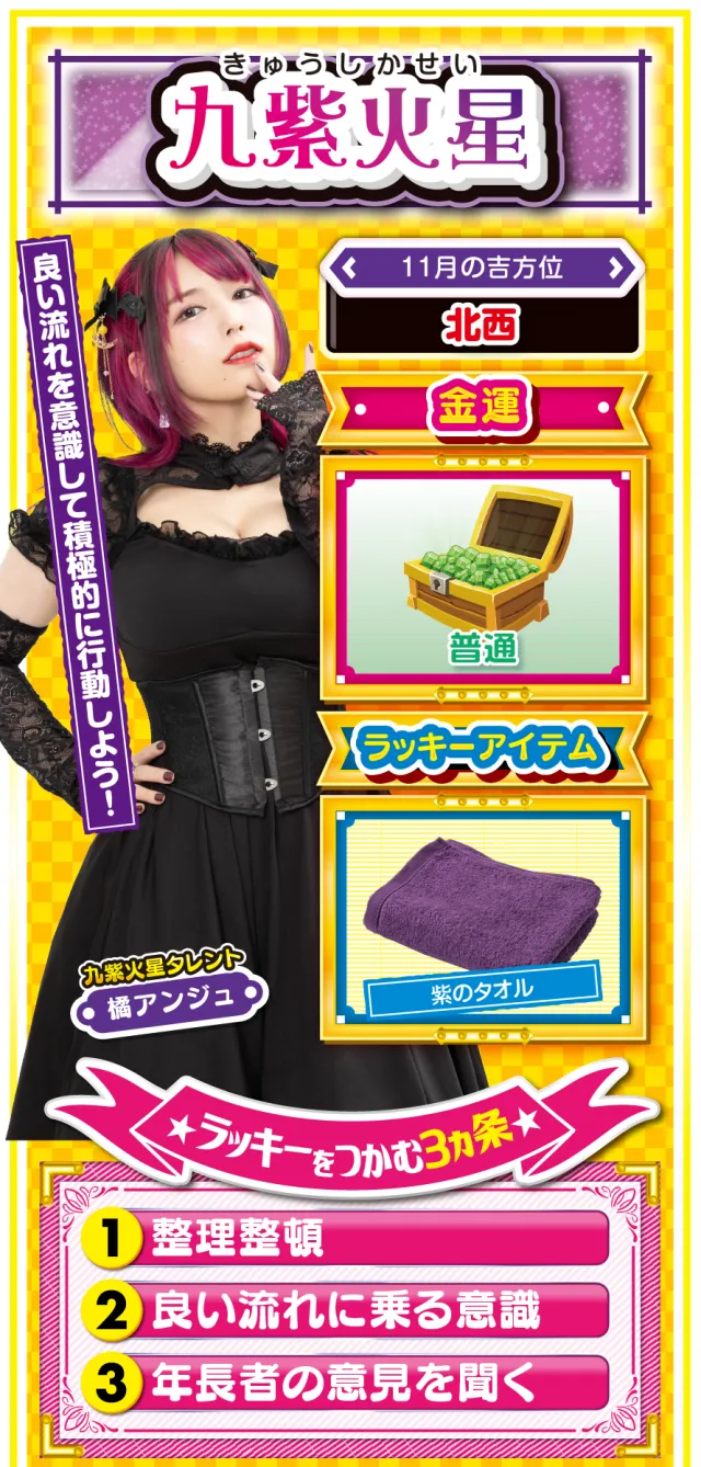 九紫火星占い結果
