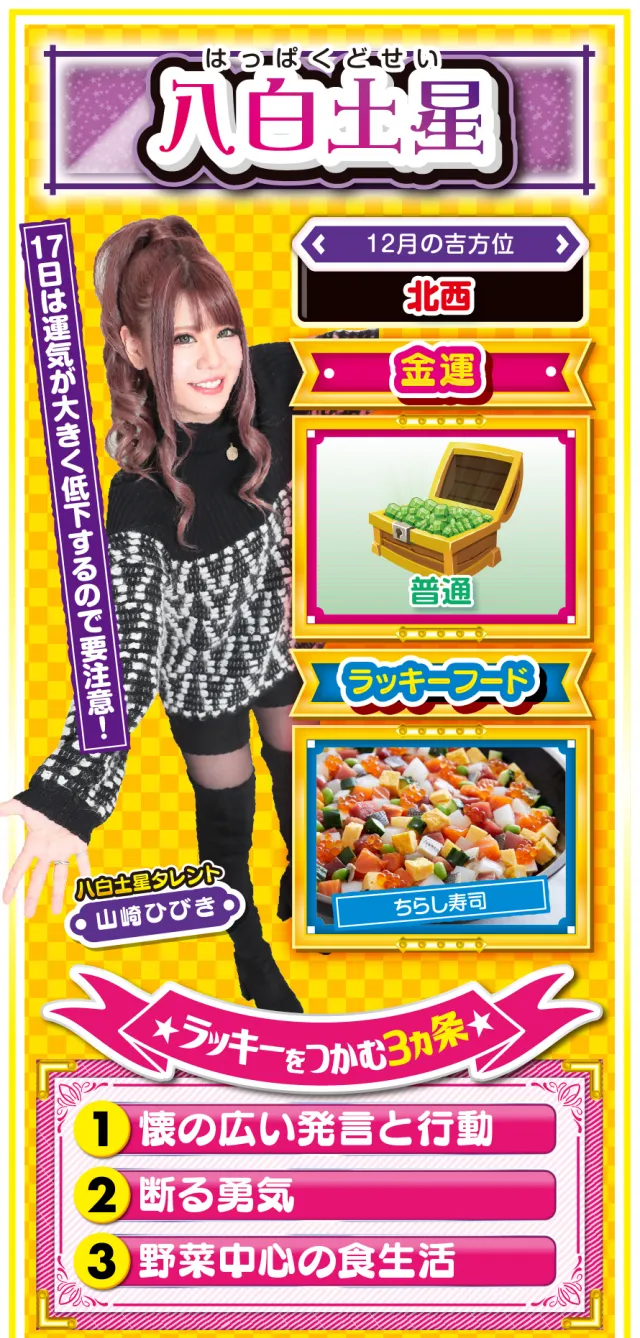 八白土星占い結果