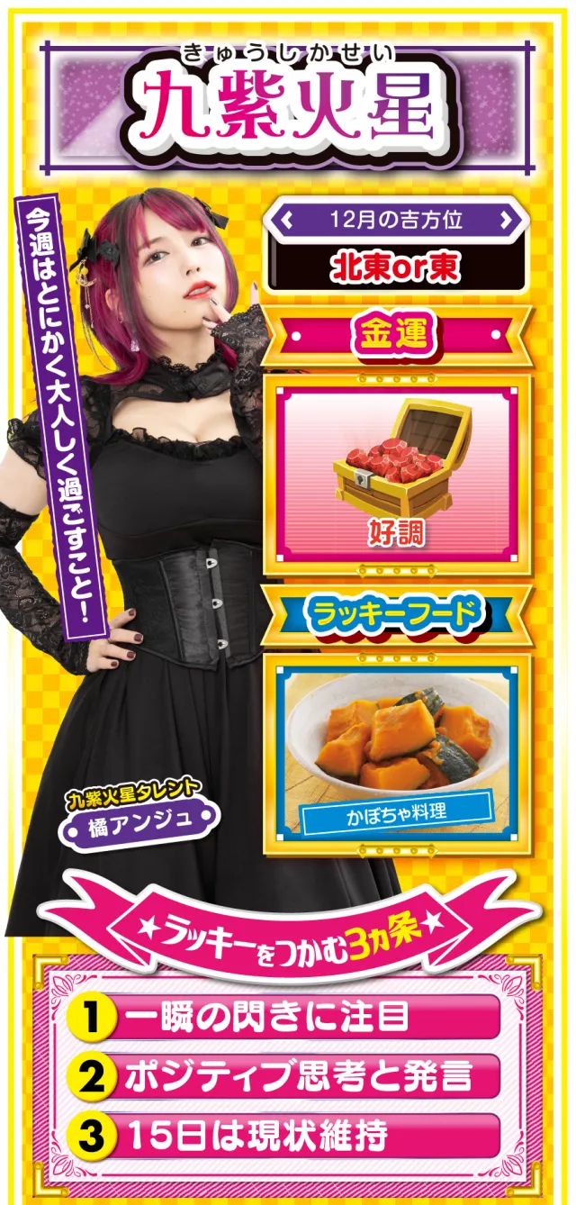 九紫火星占い結果