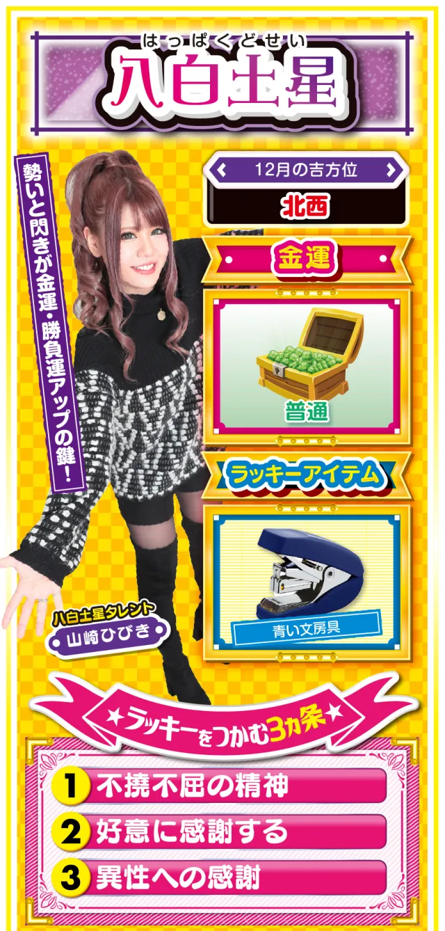 八白土星占い結果