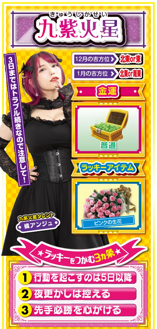 九紫火星占い結果