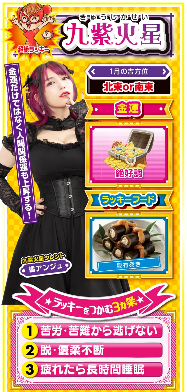 九紫火星占い結果