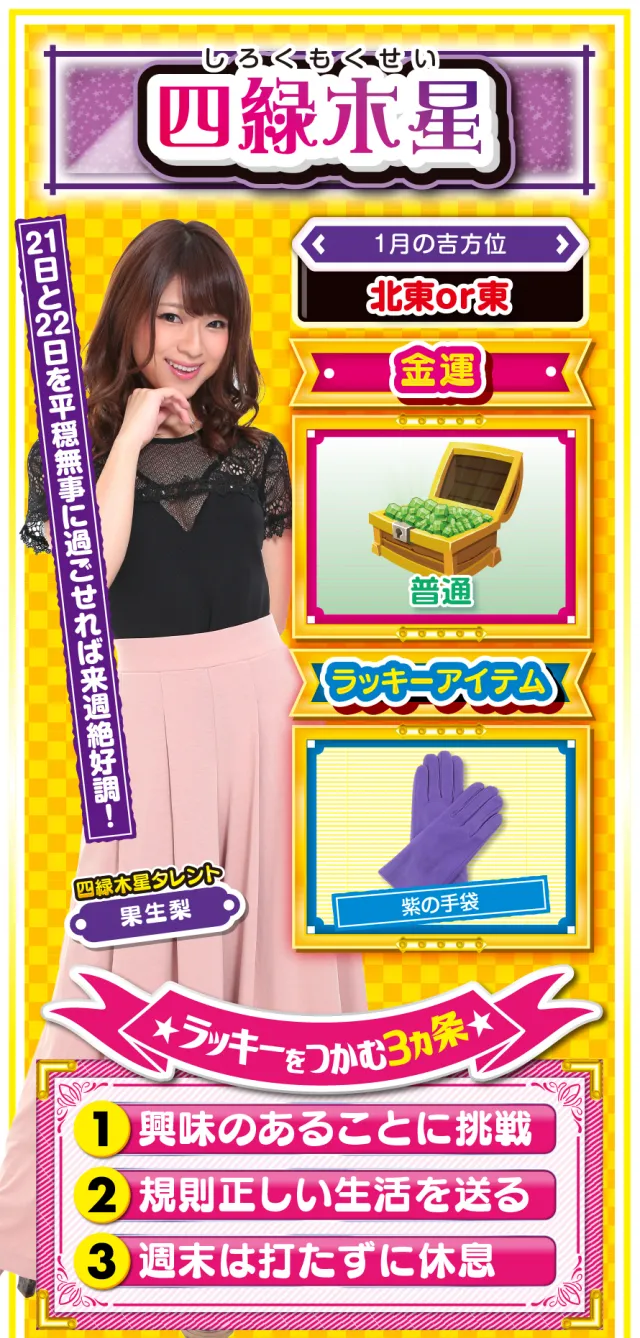 四緑木星占い結果