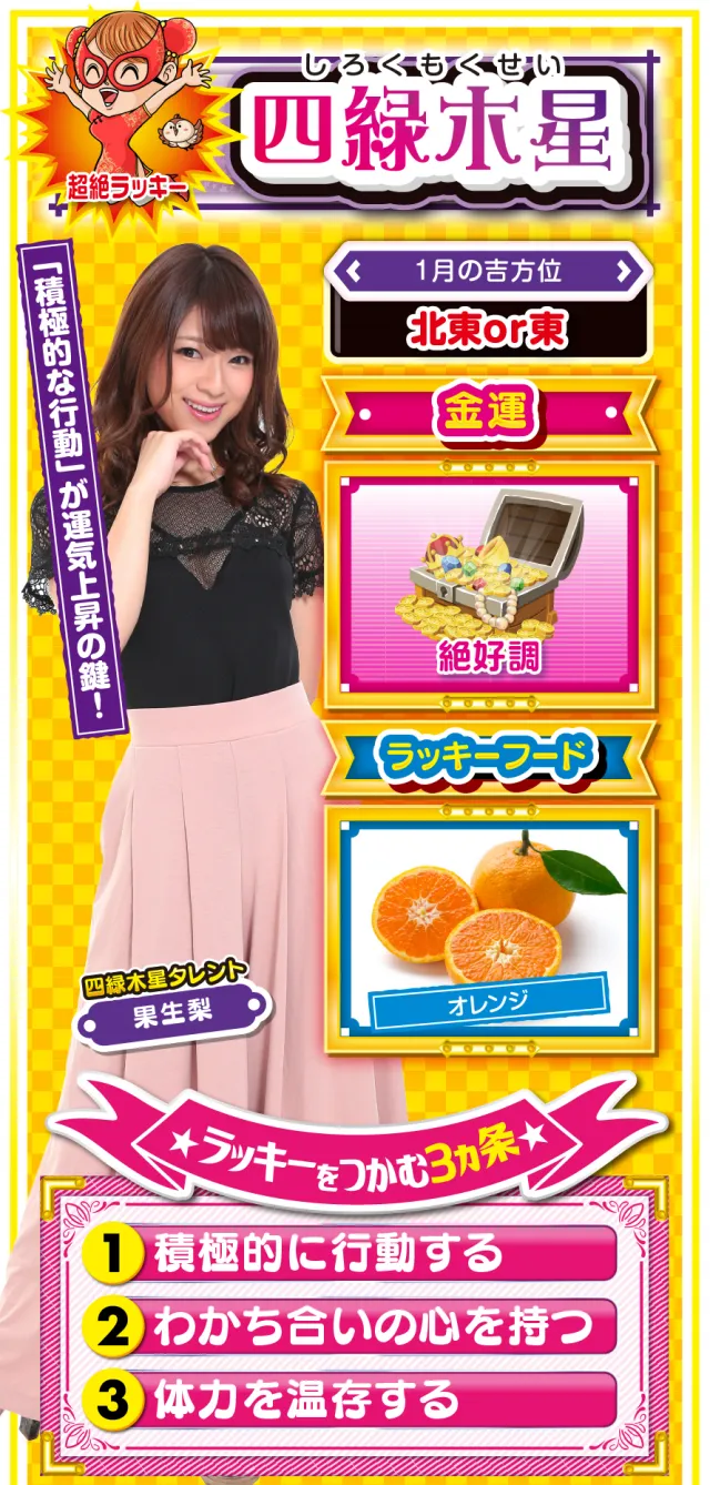 四緑木星占い結果