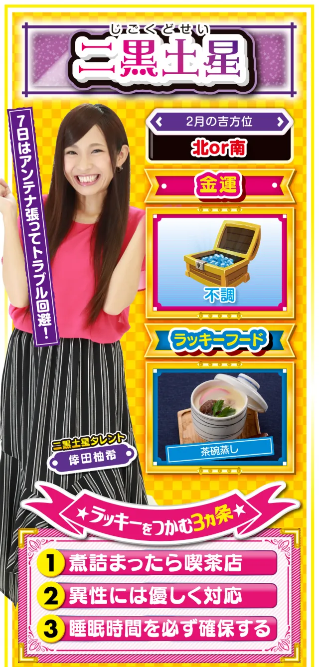 二黒土星占い結果