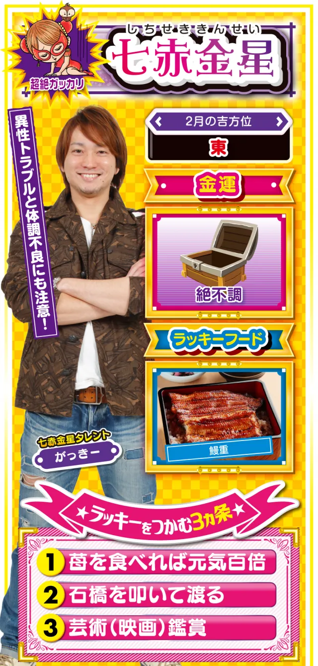 七赤金星占い結果