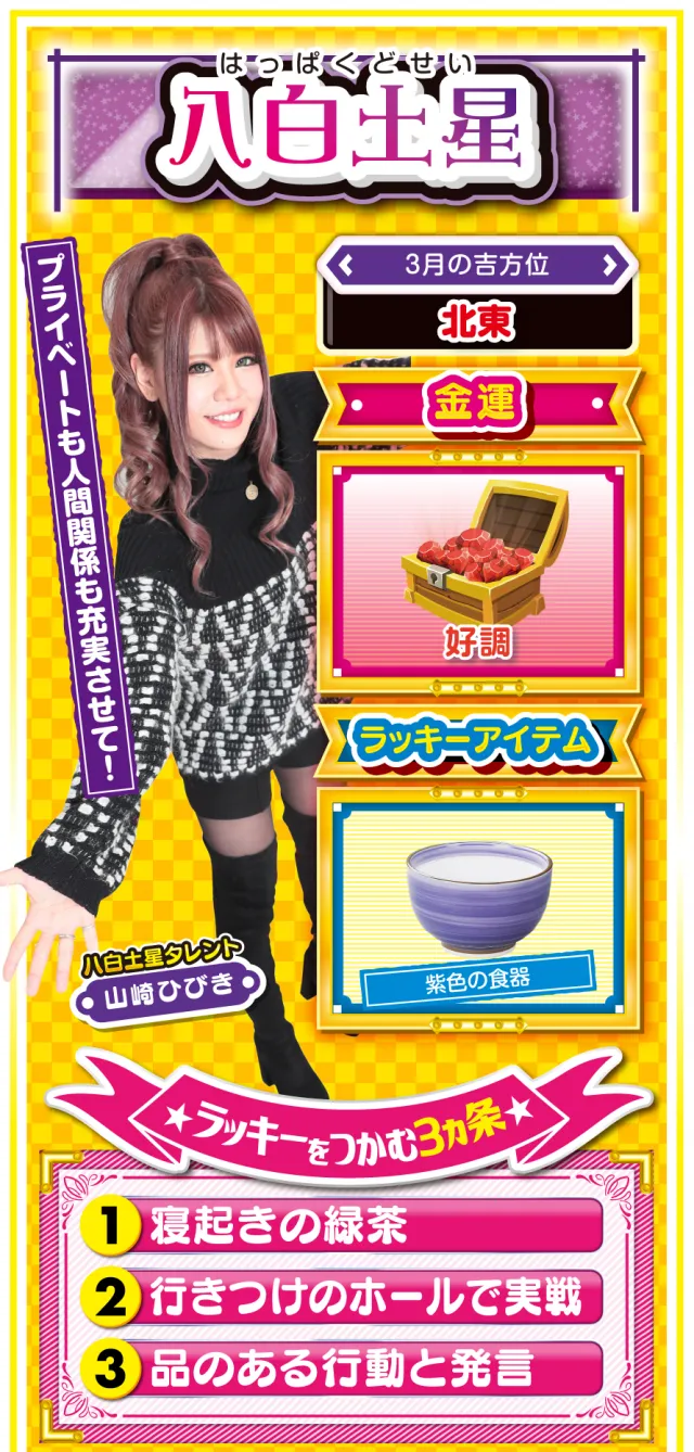 八白土星占い結果