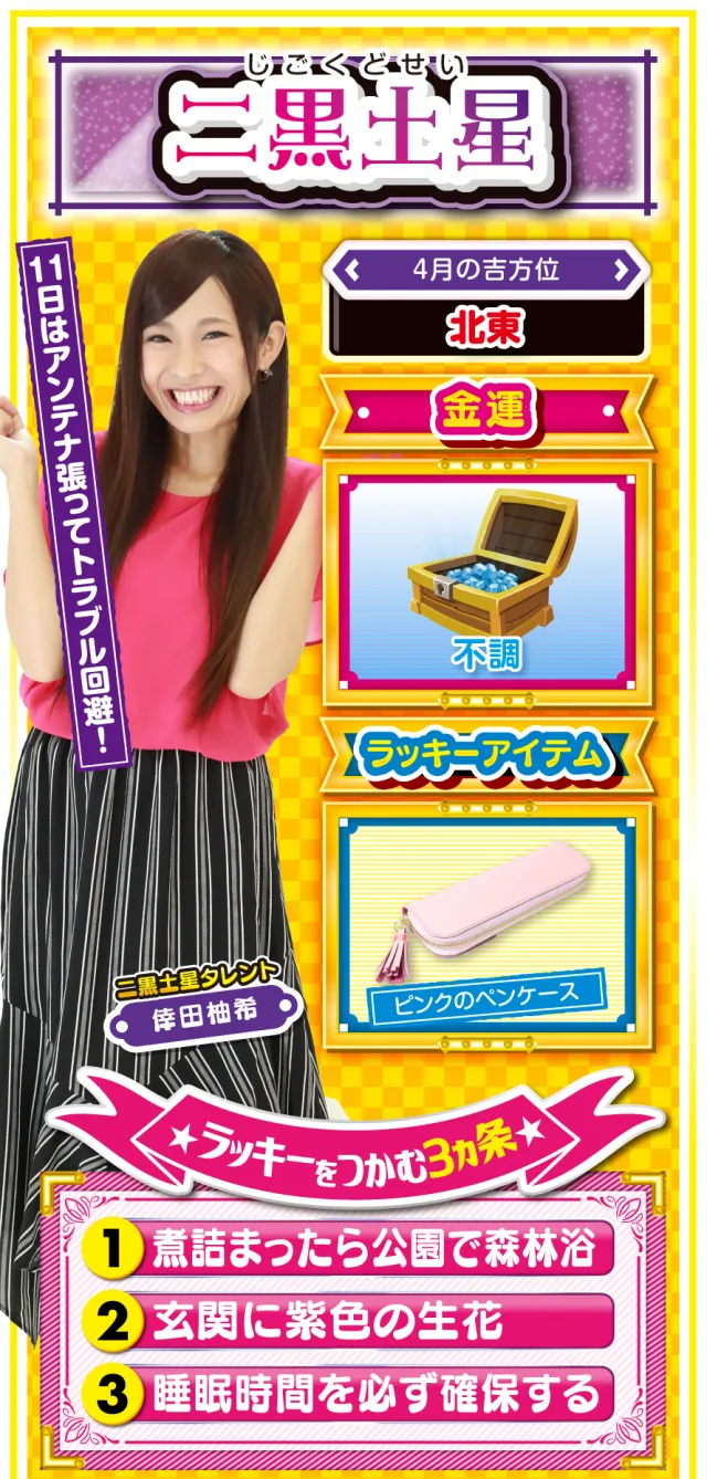 二黒土星占い結果