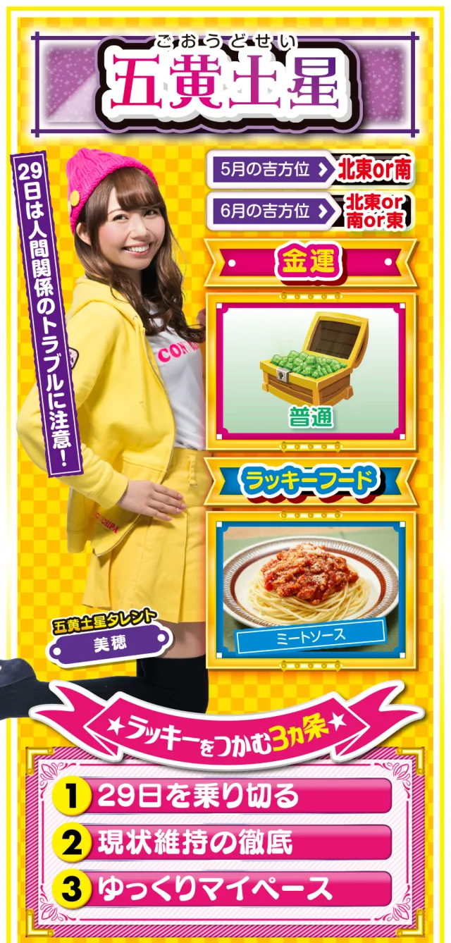 五黄土星占い結果