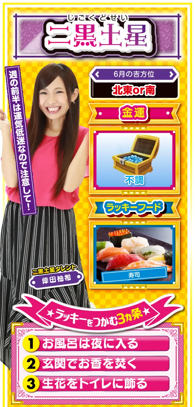 二黒土星占い結果