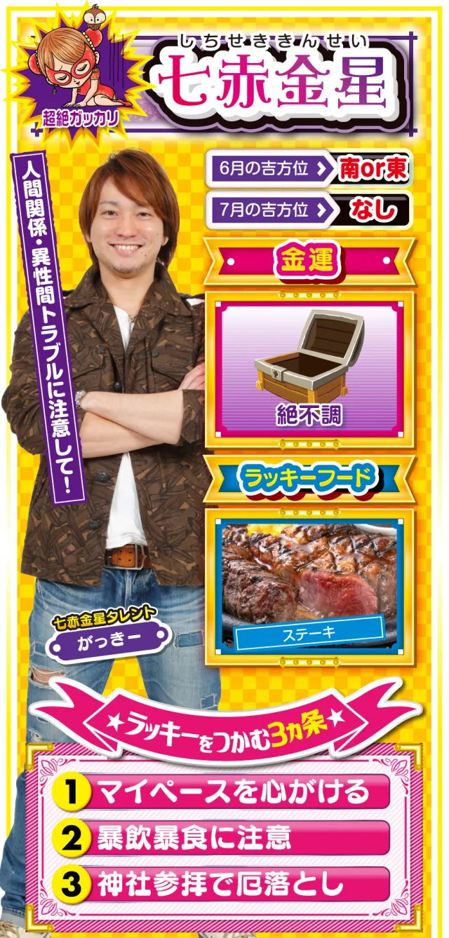 七赤金星占い結果