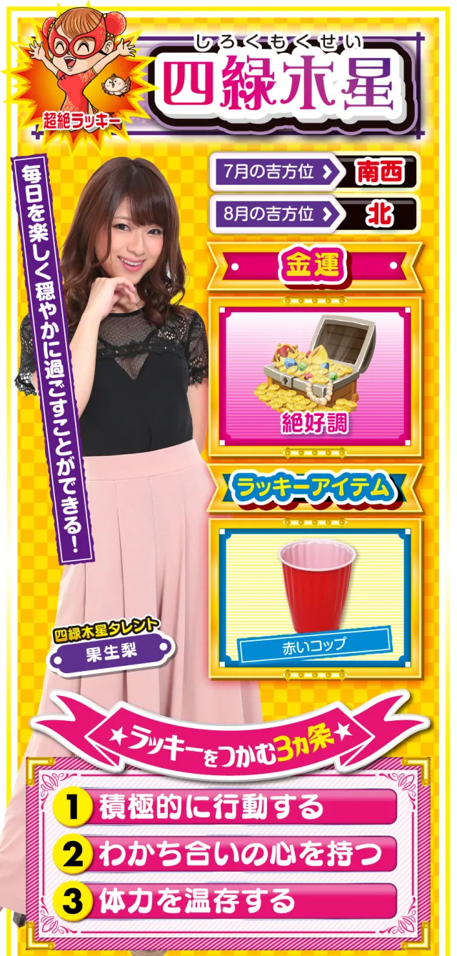 四緑木星占い結果