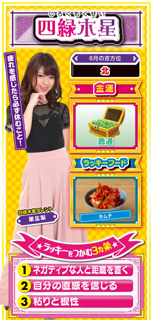 四緑木星占い結果