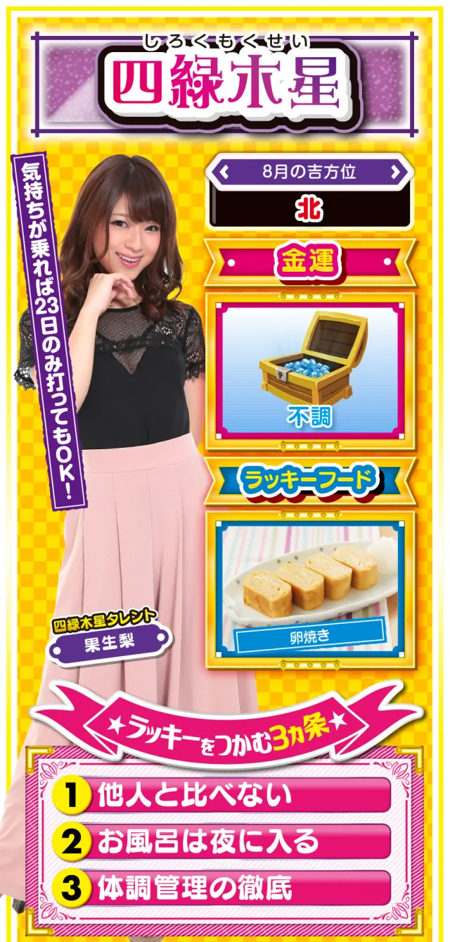 四緑木星占い結果