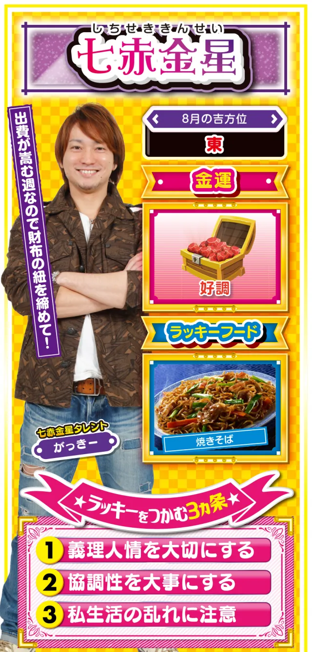 七赤金星占い結果