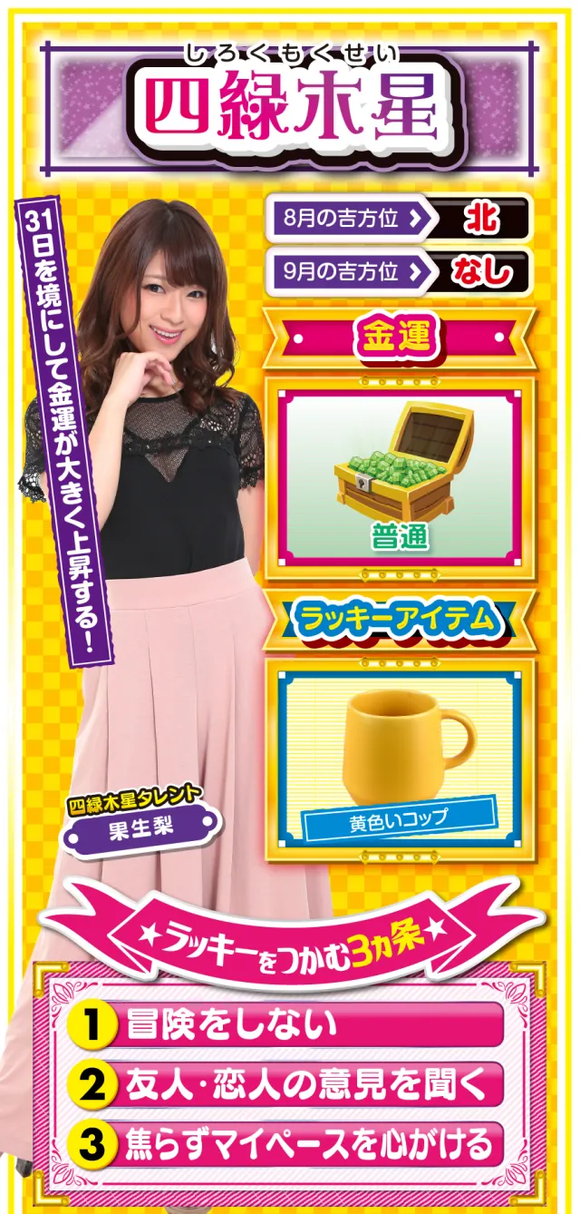 四緑木星占い結果