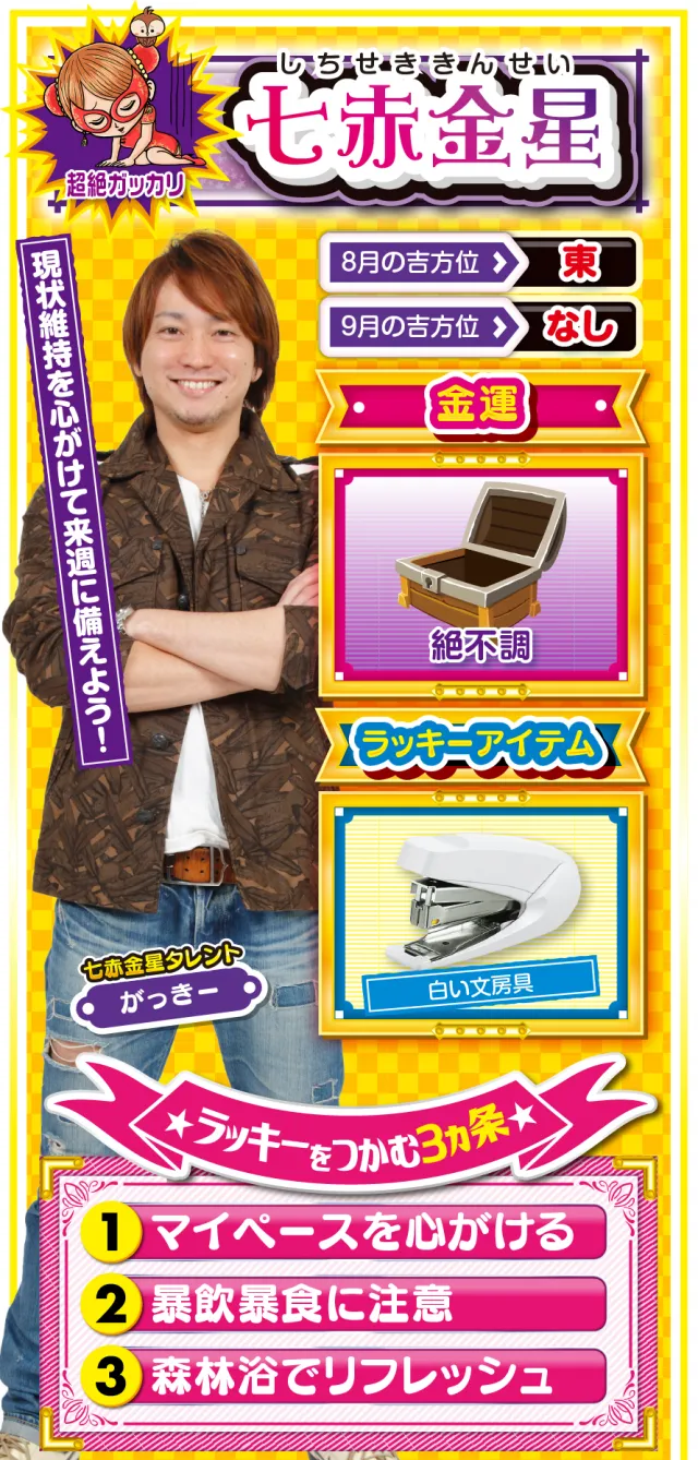 七赤金星占い結果