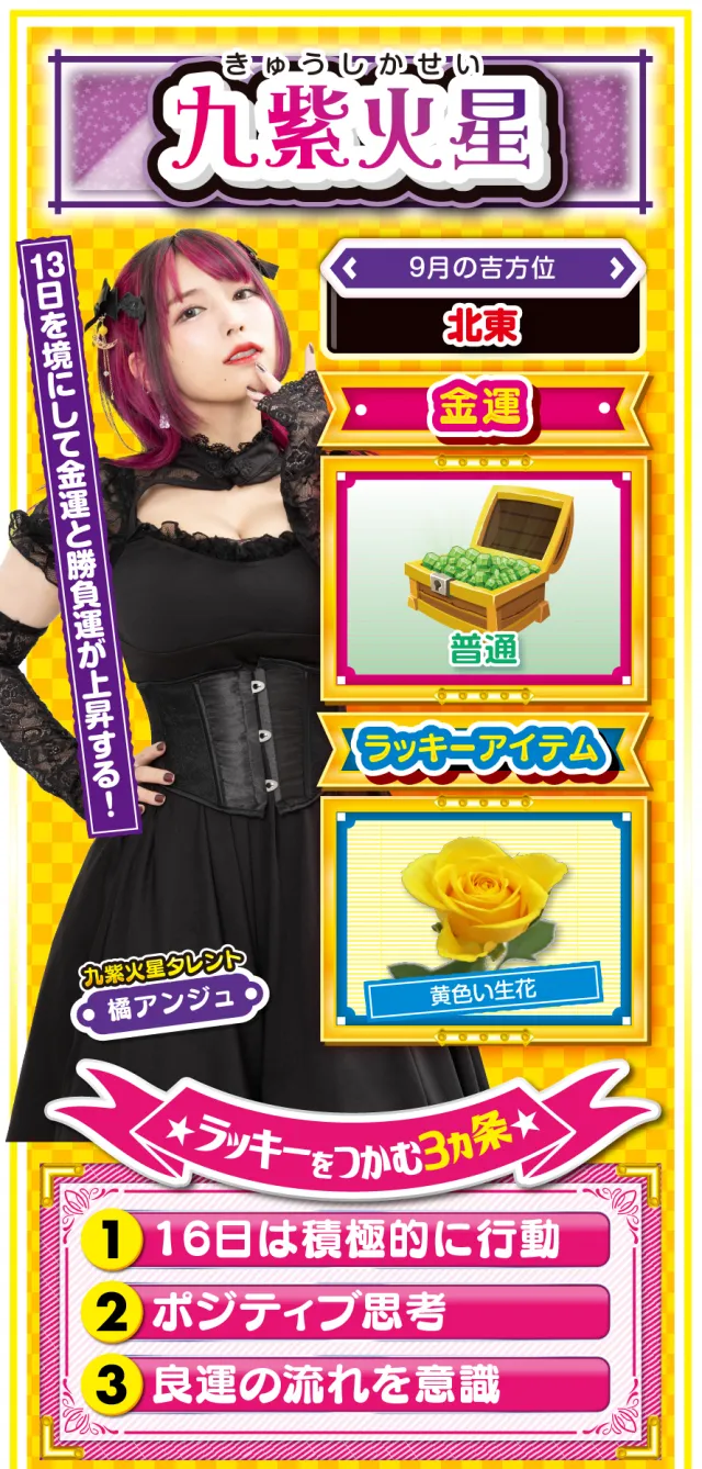 九紫火星占い結果